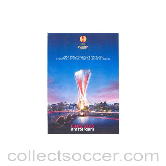 2013 Europa League Final - Chelsea v Benfica Information for the Press Handout in English 15/05/2013