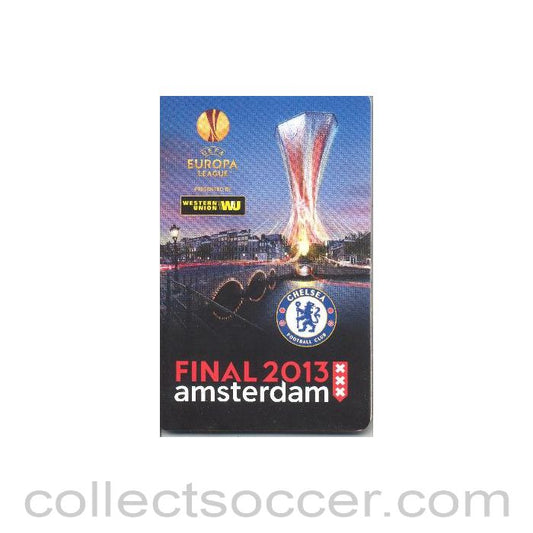 2013 - Chelsea V Benfica Europa League Final 2013 map Chelsea issue