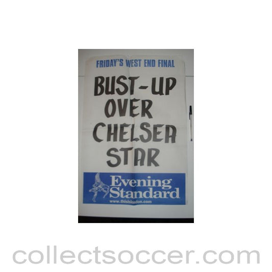 Evening Standard Bust-Up Over Chelsea Star poster