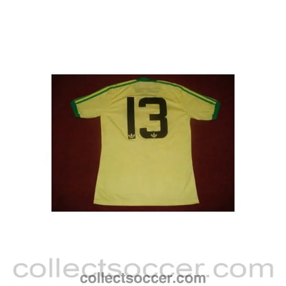 Football Memorabilia Welsh Shirt of unknown footballer No:13 match worn