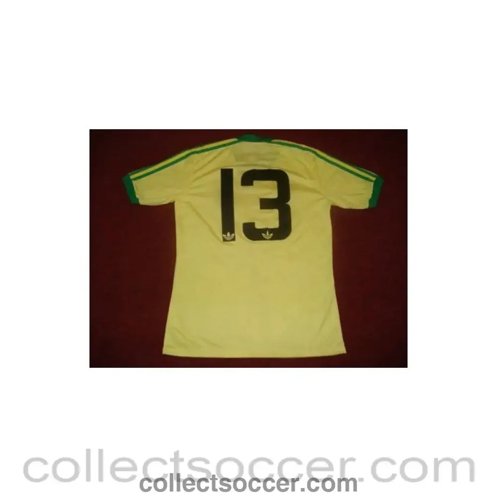 Football Memorabilia Welsh Shirt of unknown footballer No:13 match worn