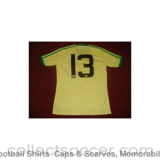 Football Memorabilia Welsh Shirt of unknown footballer No:13 match worn