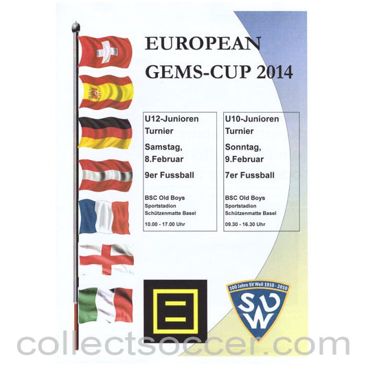 2014 European Gems Cup Official Programme Switzerland