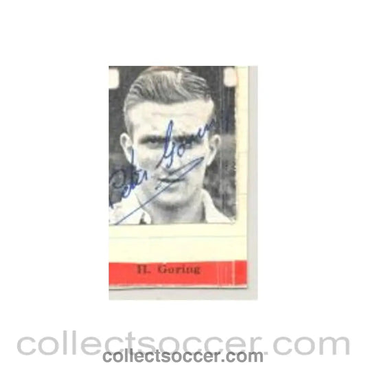 H. Goring Signed Newspaper Cutting Photograph