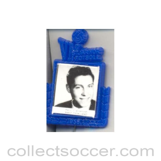 1958 - Hans Cieslarczyk W. Germany World Cup 1958 Badge