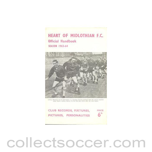 1963 - Heart of Midlothian Official Handbook 1963-1964