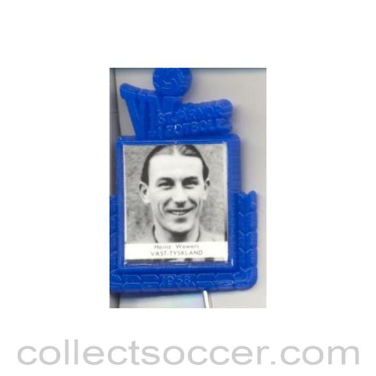1958 - Heinz Wewers W. Germany World Cup 1958 Badge