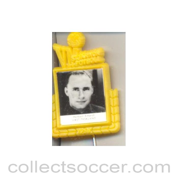 1958 - Herbert Erhardt W. Germany World Cup 1958 Badge