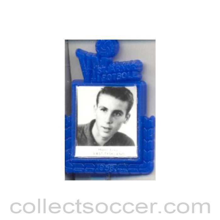 1958 - Horst Eckel W. Germany World Cup 1958 Badge Blue