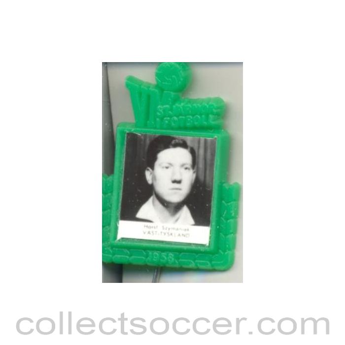 1958 - Horst Szymaniak W. Germany World Cup 1958 Badge