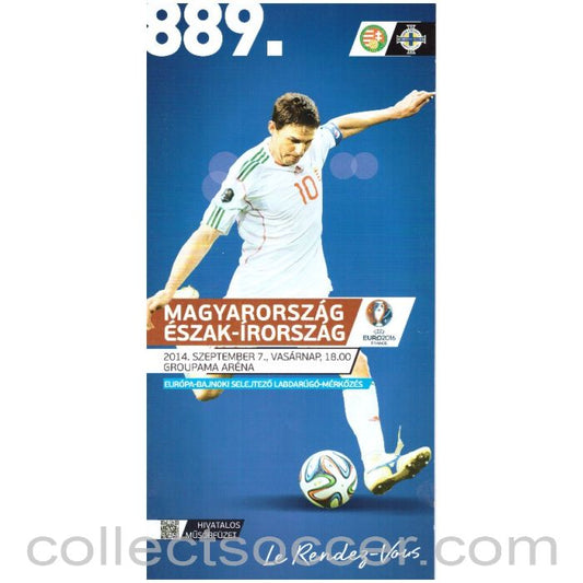2014 Hungary v Northern Ireland Official Programme