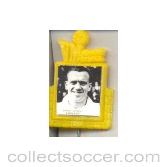 1958 - Jimmy Langley England World Cup 1958 Badge Yellow
