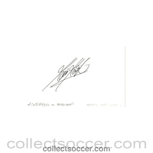 Kevin Keegan original signature