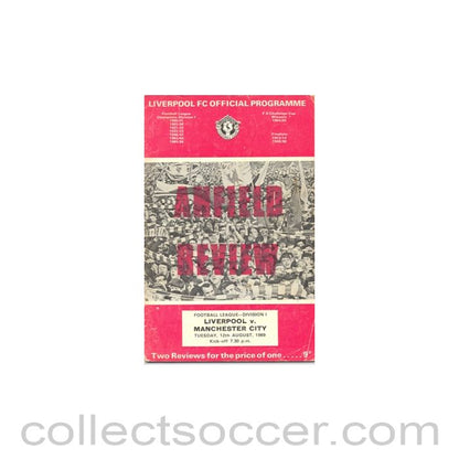 1969 - Liverpool v Manchester City official programme 12/08/1969