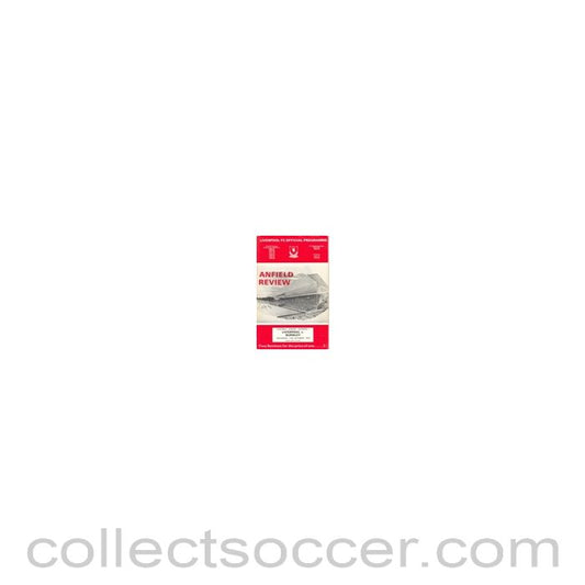 1970 - Liverpool v Burnley official programme 17/10/1970