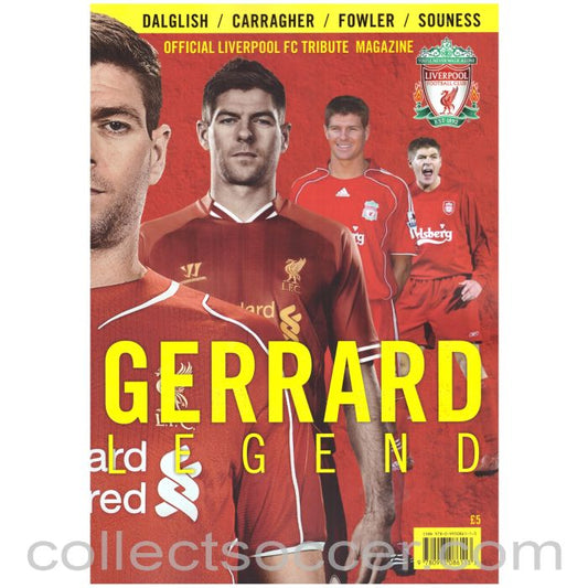 2015 - Steven Gerrard Official Tribute Magazine