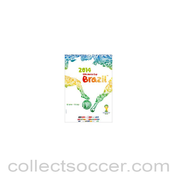 2014 World Cup Official Poster Logo in English