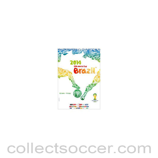 2014 World Cup Official Poster Logo in English