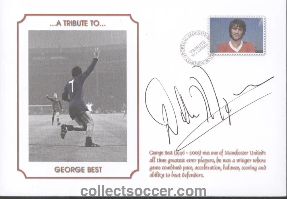 Manchester United Bill Foulkes signed First Day Cover