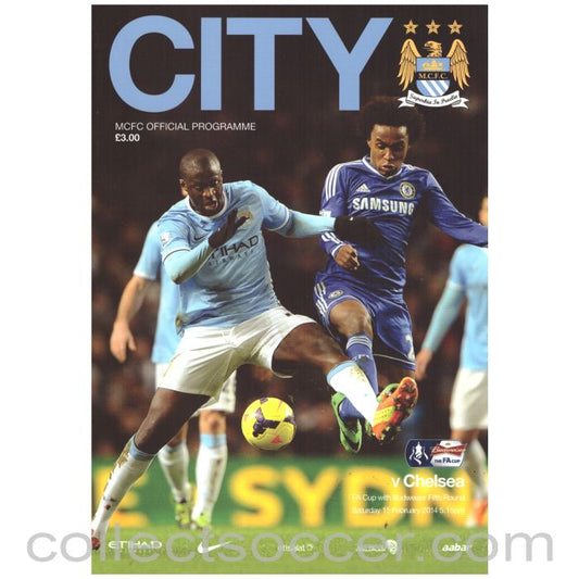 2014 Manchester City v Chelsea FA Cup Official Programme