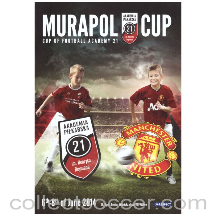 2014 Murapol Cup Official Programme Manchester United