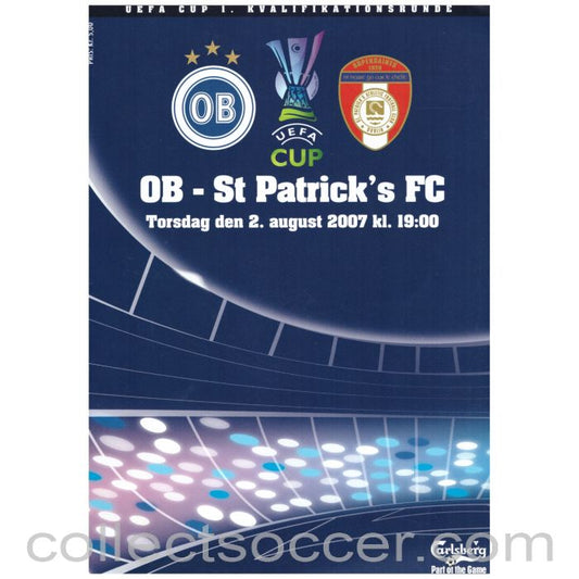 2007 OB v St Patricks FC Official Programme