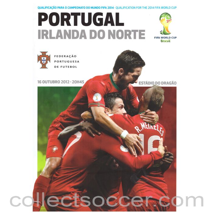 2012 Portugal v Northern Ireland Official Programme
