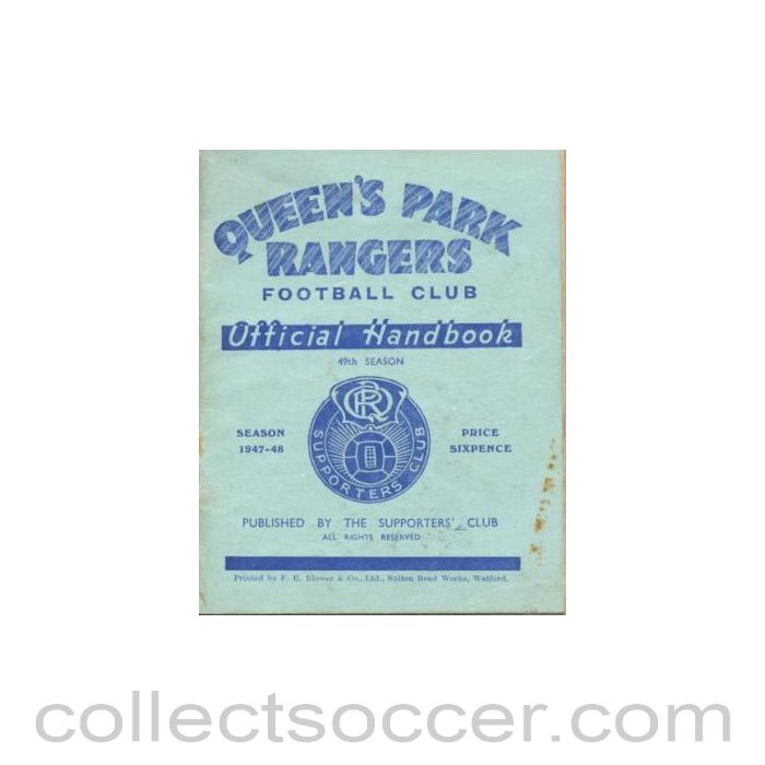 1947 - Queen's Park Rangers handbook 1947-1948