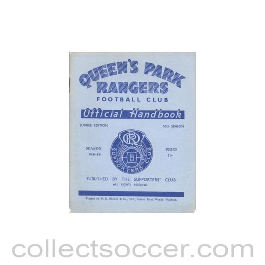1948 - Queen's Park Rangers handbook 1948-1949