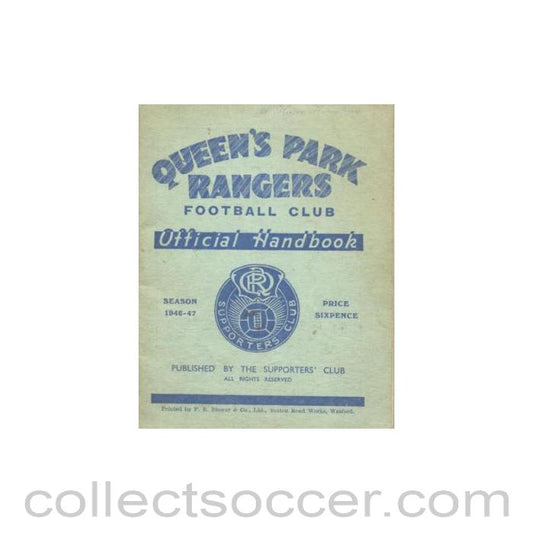 1946 - Queen's Park Rangers Official Handbook 1946-47