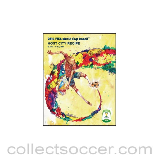 2014 World Cup Official Poster Recife Host City