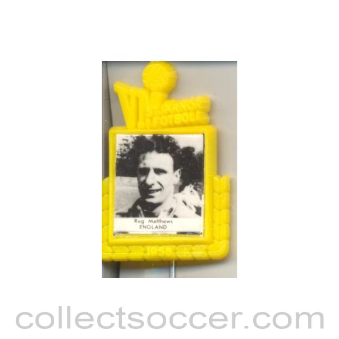 1958 - Reg Matthews England World Cup 1958 Badge