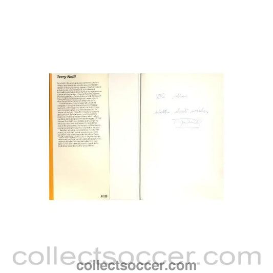 Revelations Of A Football Manager signed by the author book by Terry Neill