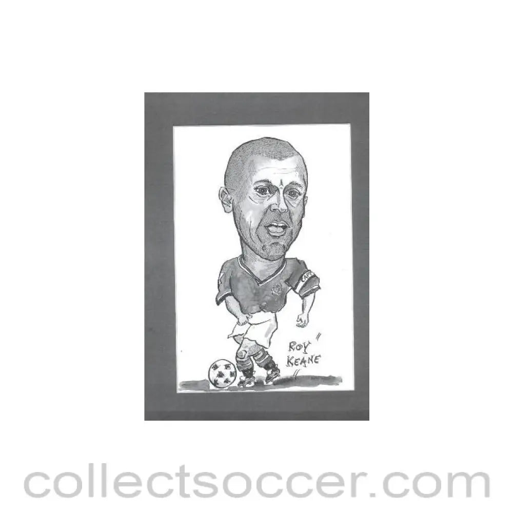 Roy Keane Caricature