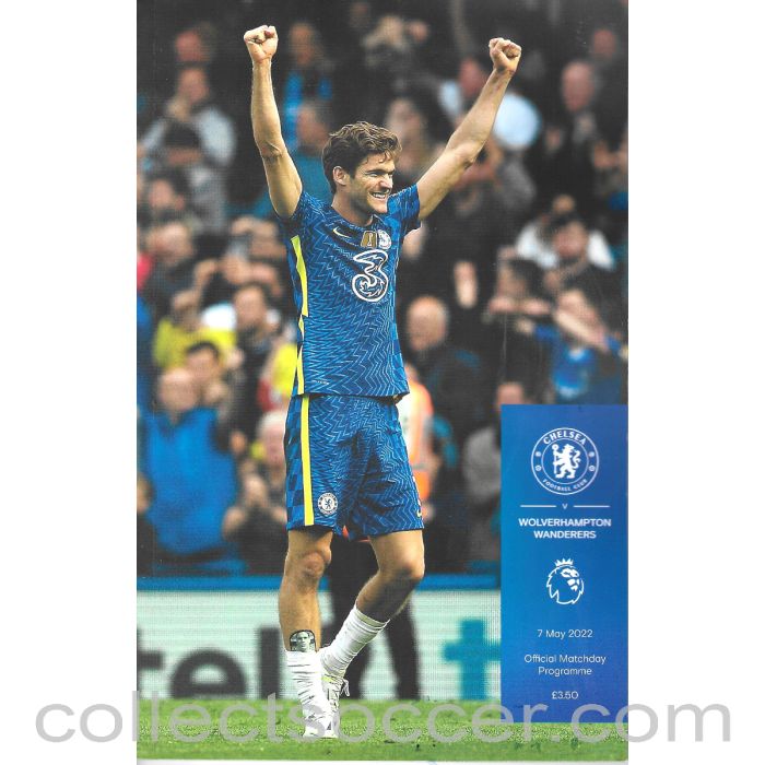 2020 - Chelsea v Wolverhampton Wanderers 7/5/2022 Official Programme