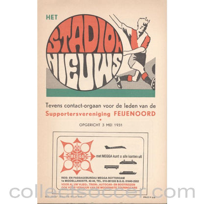 1974 Cup Winners Cup Final Programme AC Milan v Magdeburg