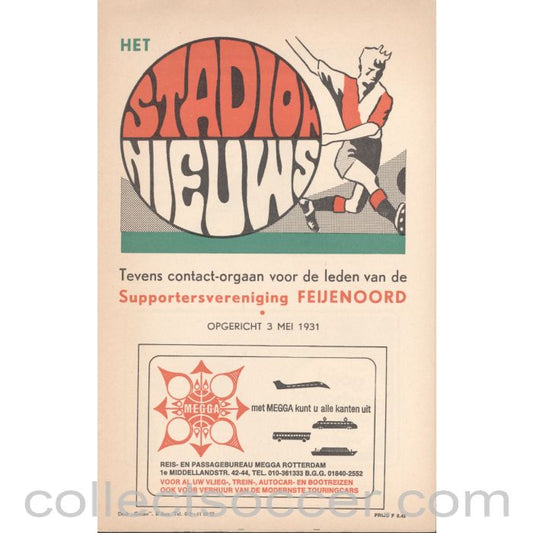 1974 Cup Winners Cup Final Programme AC Milan v Magdeburg