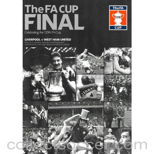 2006 FA Cup Final Programme Liverpool v West Ham United