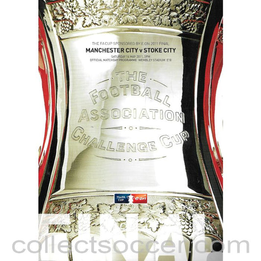 2011 FA Cup Final Programme Manchester City v Stoke City