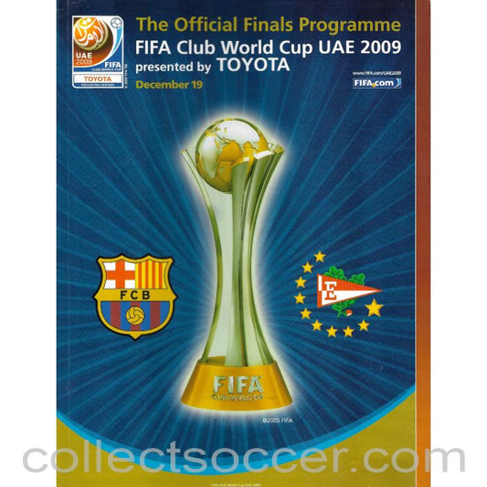 2009 Club World Cup Final Official Programme Barcelona v Estudiantes