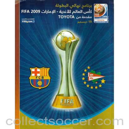 2009 Club World Cup Final Official Programme Barcelona v Estudiantes