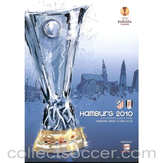 2010 UEFA Cup Final Programme Atletico Madrid v Fulham