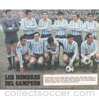 1967 Intercontinental Cup Final Programme Racing v Celtic