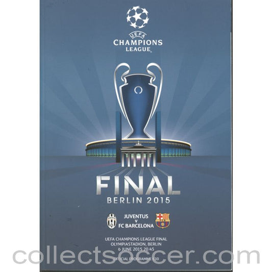 2015 Champions League Final  Juventus v Barcelona Programme