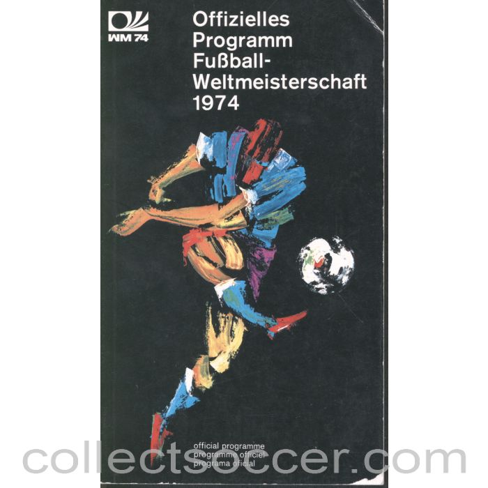 1974 World Cup Tournament Programme