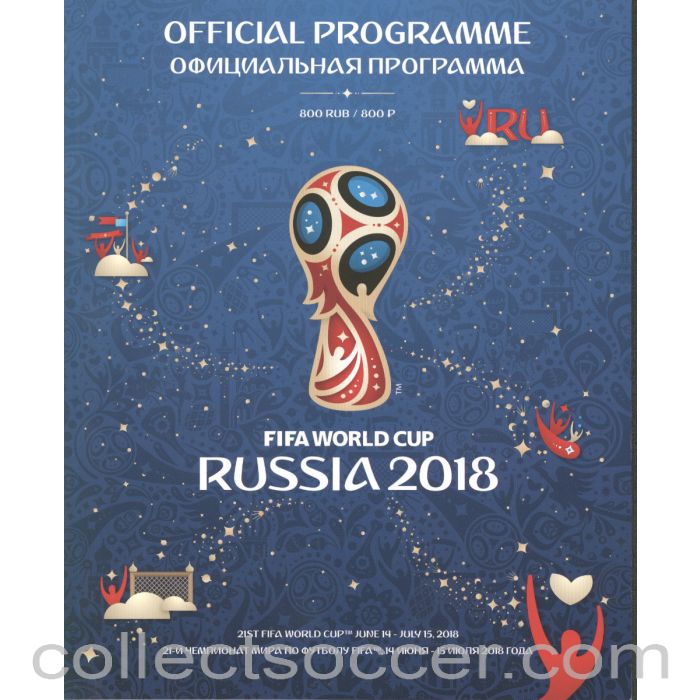 2018 World Cup Tournament Programme
