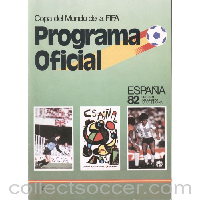 1982 World Cup Tournament Programme