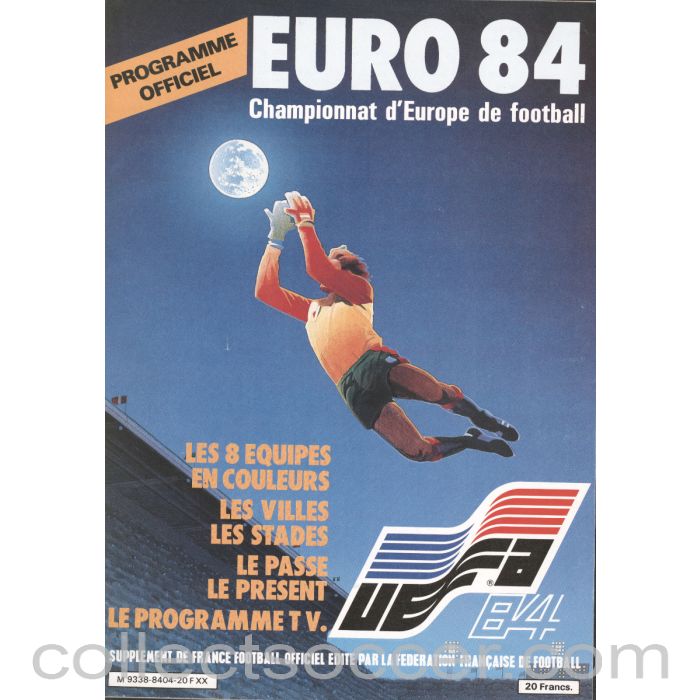 1984 European Championship Tournament Programme