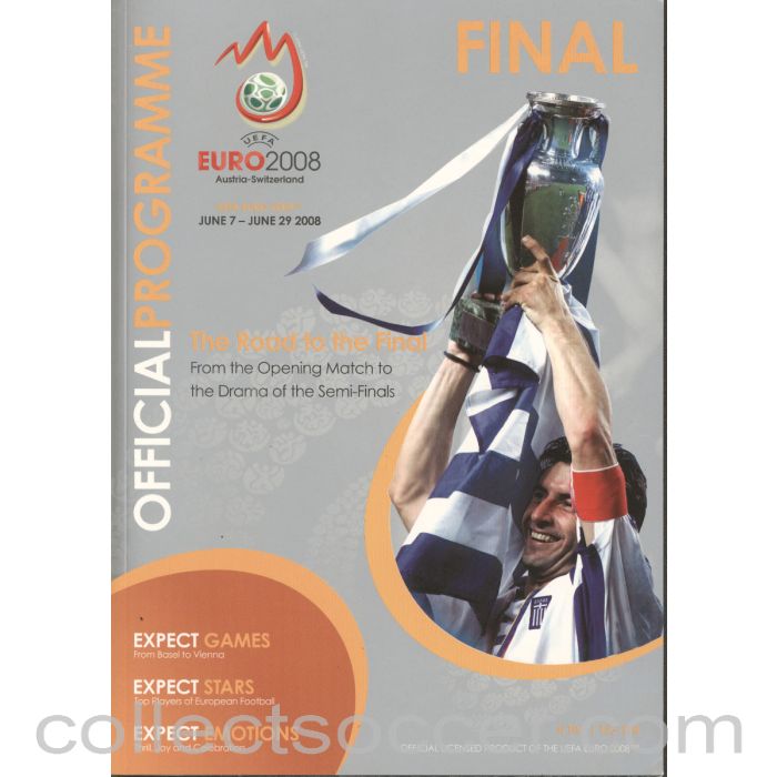 2008 European Championship Final Programme Spain v Germany - English Edition