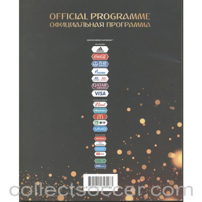 2018 World Cup Final Programme France v Croatia